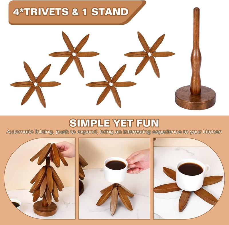 Nest Lounge Wooden Trivet Set™
