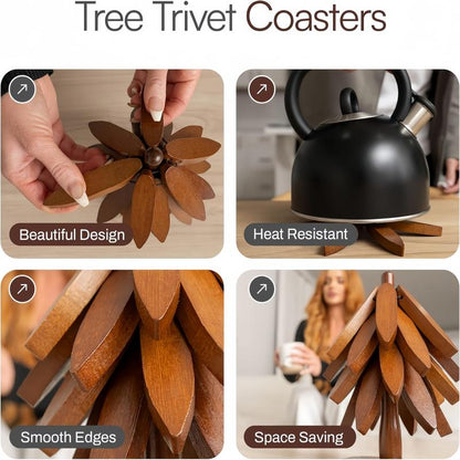 Nest Lounge Wooden Trivet Set™